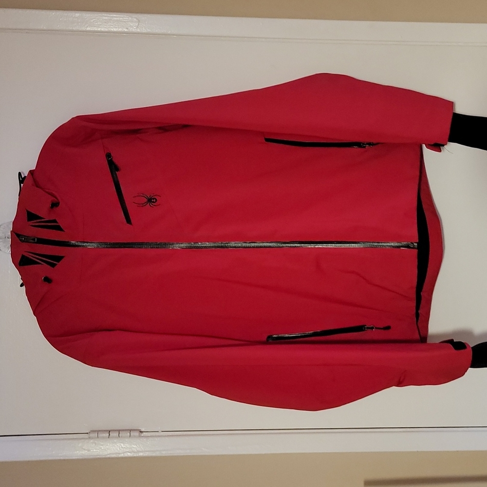 Spyder men red ski jacket